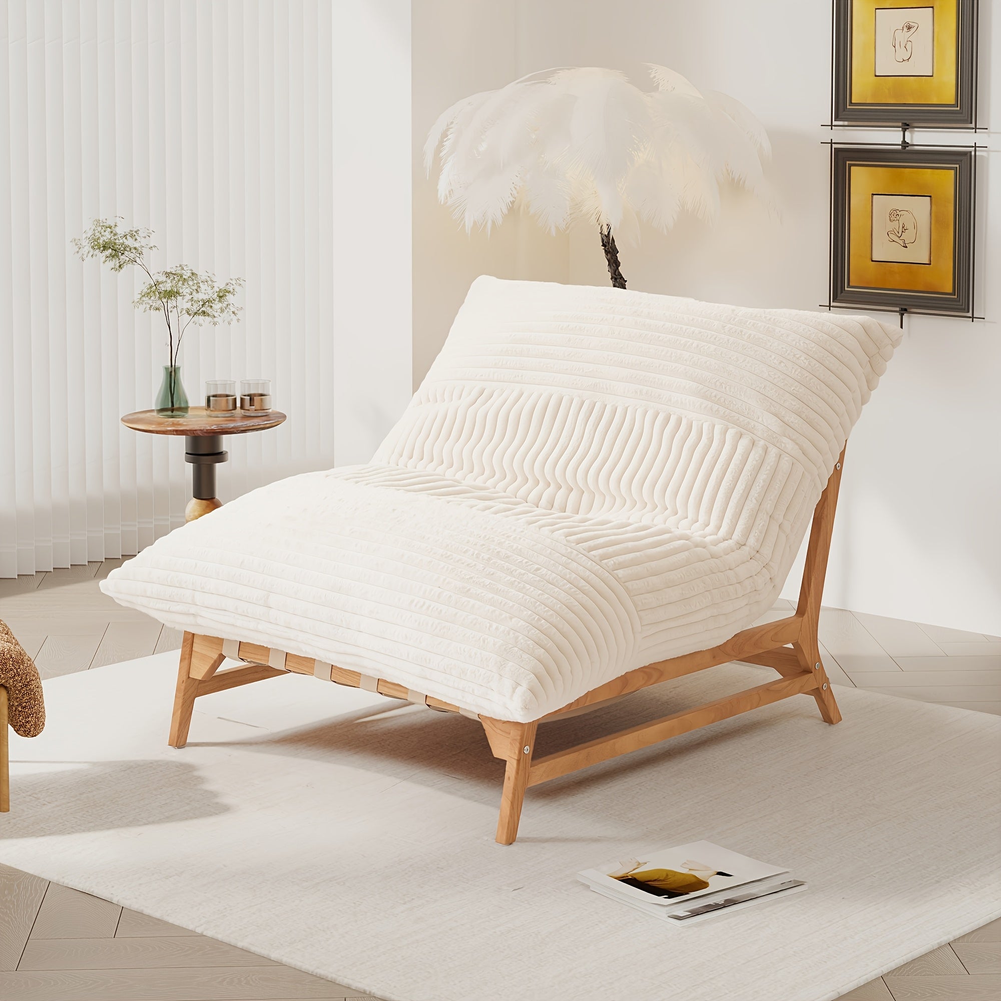 Oversized Chaise Lounge Chair, 47.24\